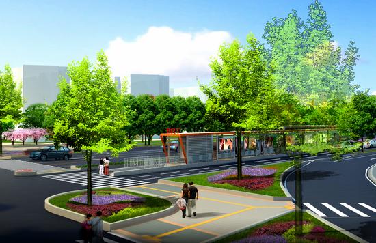 快速公交彩色路面解決方案